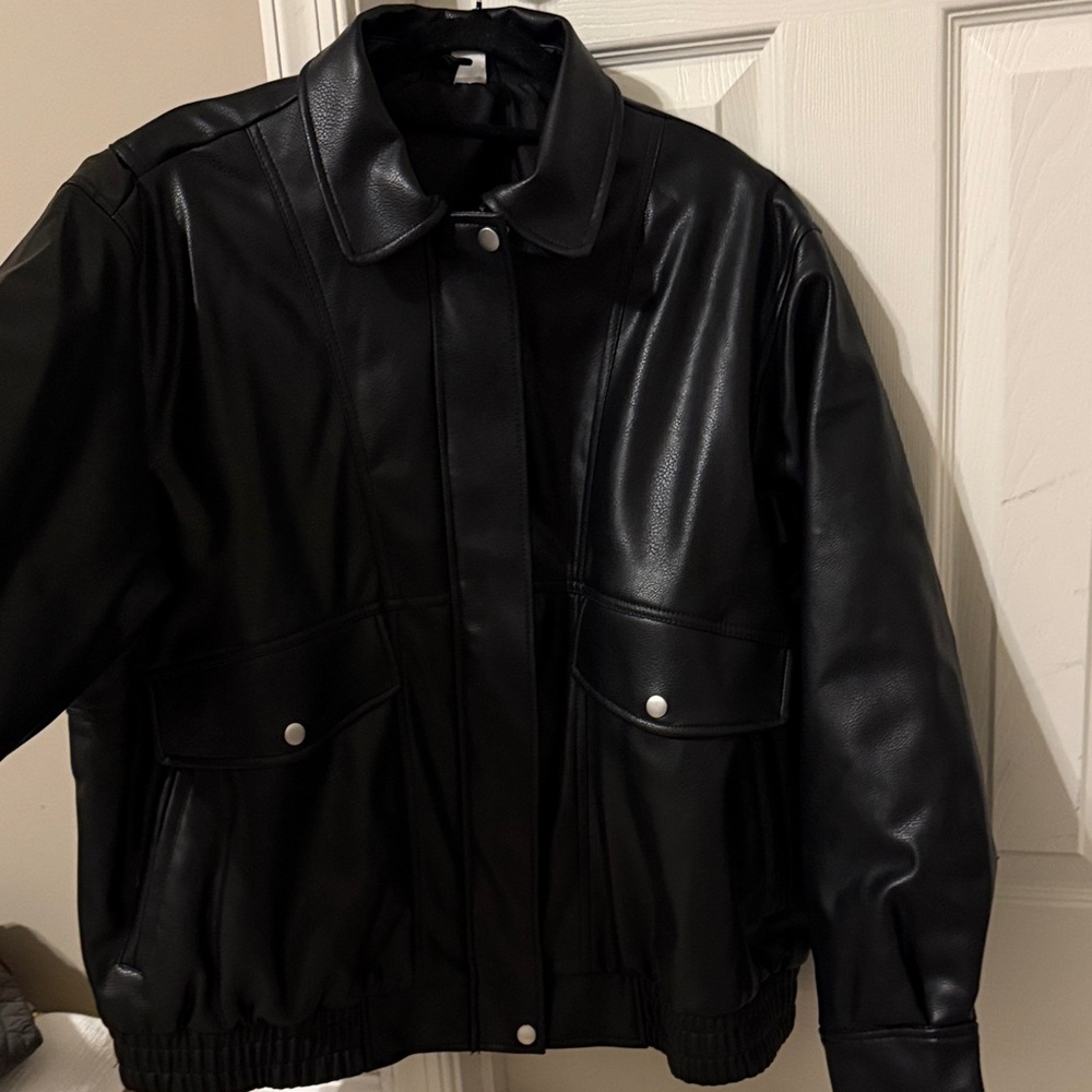 H&M Black Leather Jacket